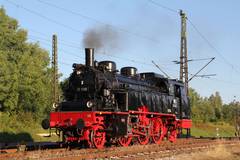 Die Dampflok 75 1118 der UEF Lokalbahn Amstetten – Gerstetten e. V. im Rangierbahnhof Amstetten. Foto: Thomas Kunhäuser. Die Dampflok 75 1118 der UEF Lokalbahn Amstetten – Gerstetten e. V. im Rangierbahnhof Amstetten. Foto: Thomas Kunhäuser.