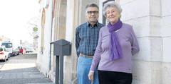Leben seit 50 Jahren im Giengener Bahnhof: Liselotte und Günter Goicke. Foto: Annika Sinnl