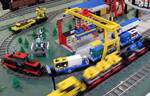 Legoeisenbahnanlage